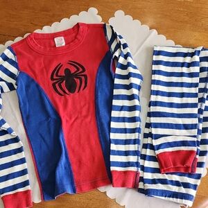 Hanna Andersson Marvel Red and Blue Spider-Man Pajama Set